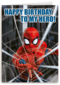 Spiderman verjaardagskaart to my hero