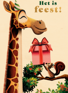 Folio Het is feest uitnodiging