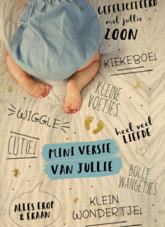 gefeliciteerd met de miniversie van jullie