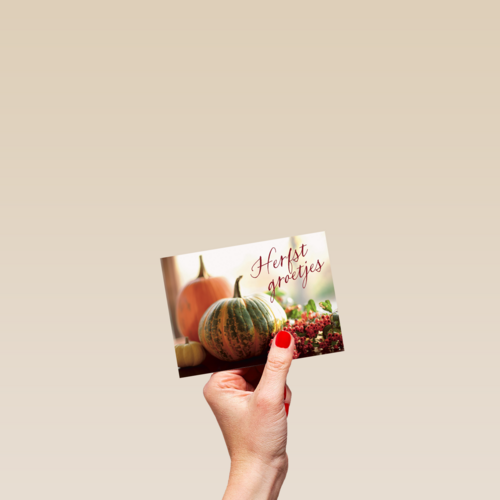 herfst kaarten herfst groetjes