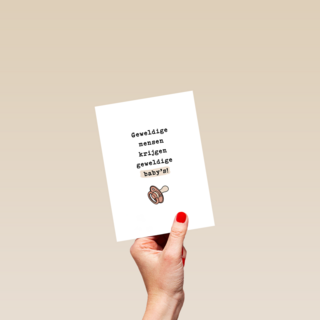 Geboortefelicitatie geweldige ouders geweldige baby's