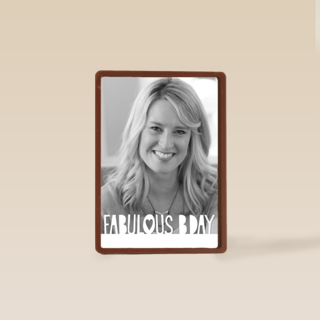 fabulous bday vrouw foto