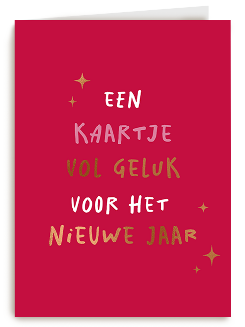 Kaart Hallmark | Nieuwjaar | Een Kaartje Vol Geluk Voor Het Nieuwe Jaar