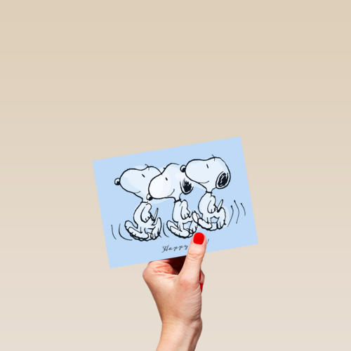 Snoopy verjaardagskaart Happy Day