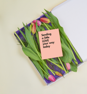 Brievenbus Boeket Tulpen Multicolor