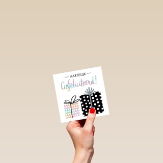 kadootjes hartelijk gefeliciteerd