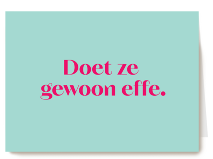 andC Doet ze gewoon effe
