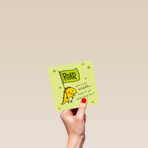 dino kaart ik help je deze dag door