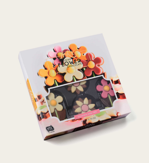 Cadeaubox Met Bloemen Chocolade | Ickx Cadeau Chocolade |