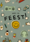 verjaardagskaart het is feest