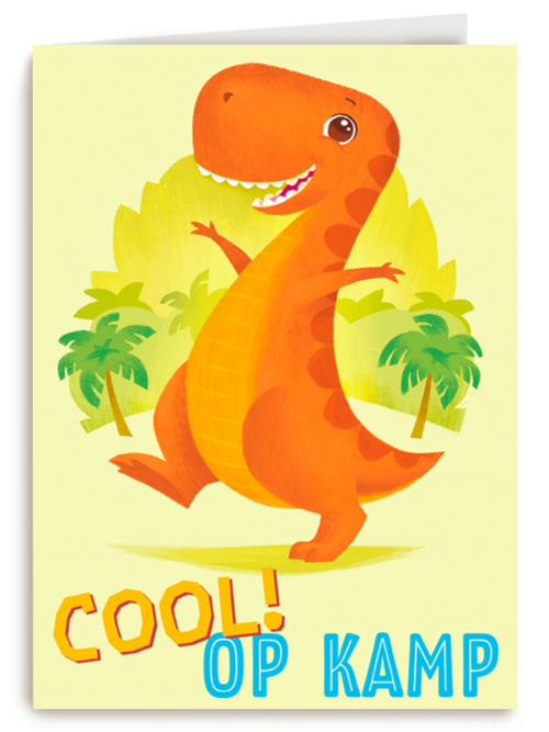 Kaart Hallmark | Op Kamp | Op Kamp Kaart Dinosaurus