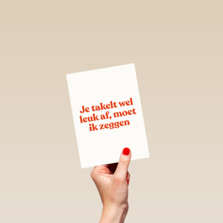 verjaardag kaart andc grappig je takelt wel leuk af moet ik zeggen