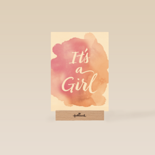 watercolor it is a girl