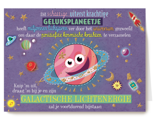 smile kaart geluksplaneetje