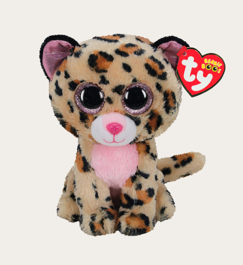 Knuffel Ty Beanie Boos Livvie Leopard | Ty Beanie Cadeau Spellen En Speelgoed |