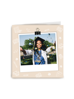 geslaagd fotokaart polaroid