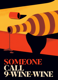 Zomaar kaart someone call 9 wine wine