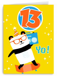 Panda met Boombox 13 jaar