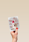 kerstkaart puppy met kerstmuts