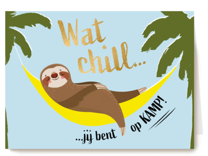 Wat chill op kamp