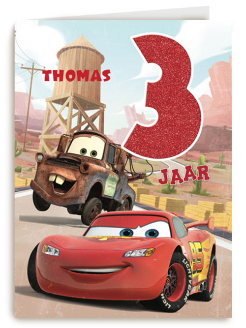 verjaardag leeftijden disney cars 3