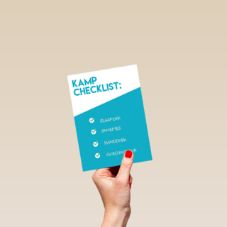 sporta op kamp kaart checklist