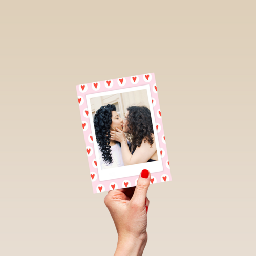 valentijnskaart foto hartjes