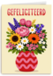 Verjaardag Gefeliciteerd Vaas Bloemen