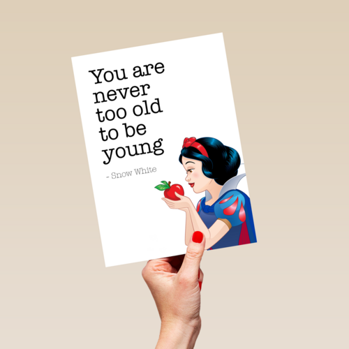 You are never too old to be young