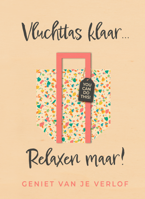 Houten Kaart Zwangerschapsverlof | Houten Kaart Hallmark | Zwangerschapsverlof | Geniet Van Je Verlof