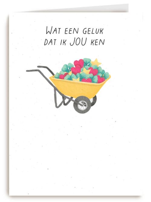 Kaart Hallmark | Liefde Valentijn | Liefde Kaart Wat Een Geluk Dat Ik Jou Ken