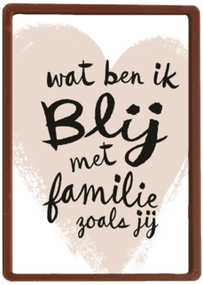 zomaar kaart wat ben ik blij met familie zoals jij