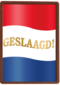 geslaagd kaart nederlandse vlag