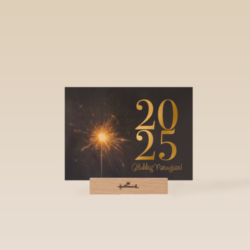 2025 gelukkig nieuwjaar met sterretje