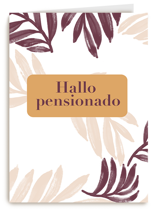 Kaart Hallmark | Pensioen | Pensioen Kaart Hallo Pensionado