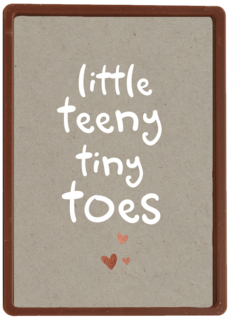 little teeny tiny toes