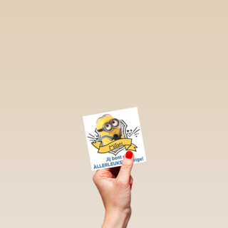 minion dave jij bent de allerleukste jarige
