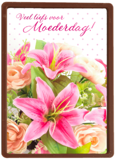 moederdag kaart klassiek veel liefs voor moederdag lelie