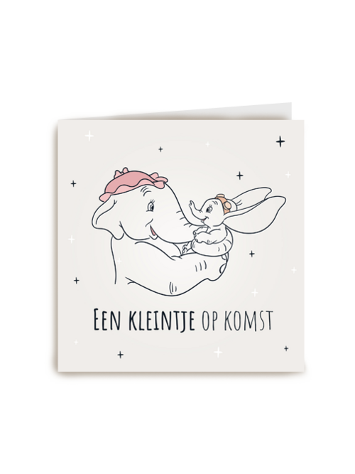 Zwangerschapfelicitatie een kleintje op komst