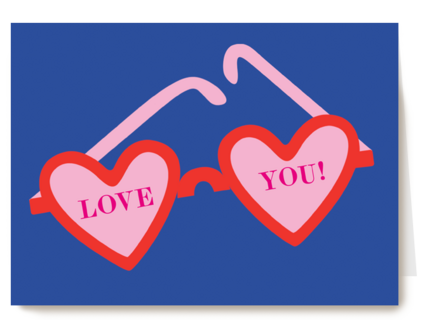 Love You Roze Bril