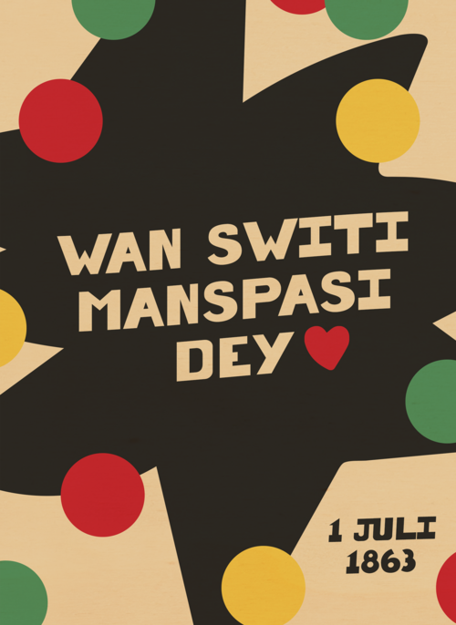 Houten Kaart | Wan Switi Manspasi Dey