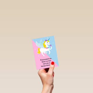 unicorn prinsessenjurk aan
