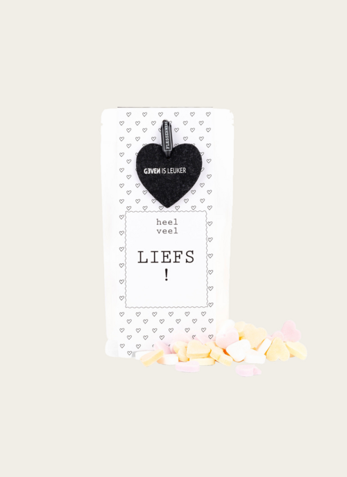 Brievenbus Snoep Hartjes Liefs | Geven Is Leuker Cadeau Chocolade |