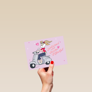 gefeliciteerd met je scooterrijbewijs van lola