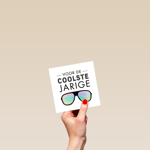 voor de coolste jarige zonnebril