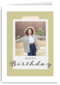 Happy Birthday fotokaart polaroid