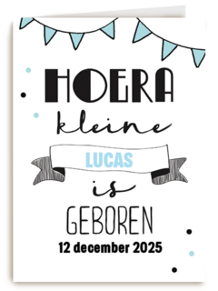 hoera een kleine prins is geboren