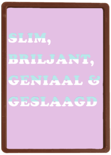 geslaagd kaart slim briljant geniaal en geslaagd