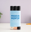 Een proevewijntje om je te feliciteren