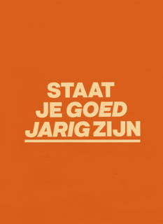 Verjaardagskaart man vrouw Staat je goed jarig zijn